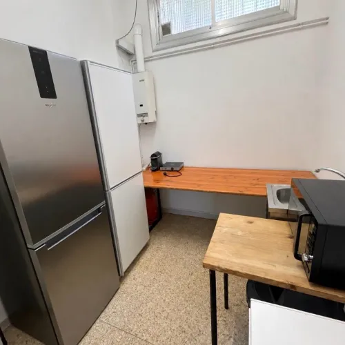 Punto de cocina solo para servir y no para preparar